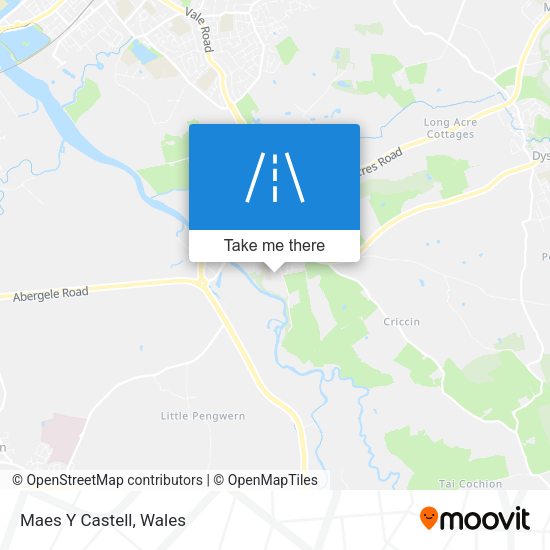 Maes Y Castell map