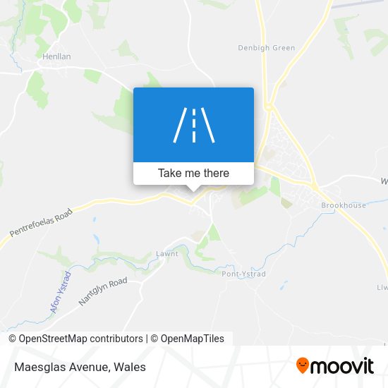 Maesglas Avenue map