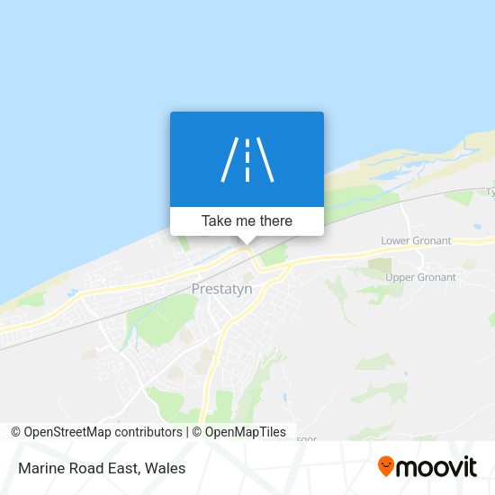 Marine Road East map