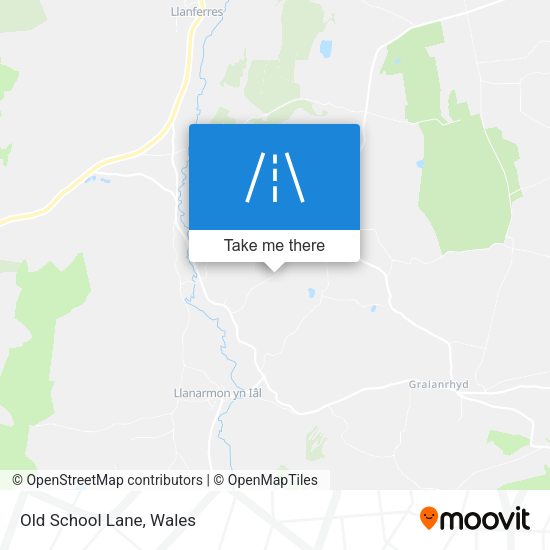 Old School Lane map