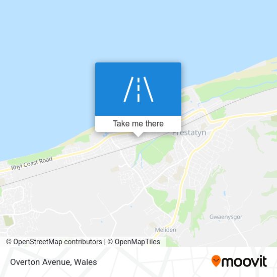 Overton Avenue map