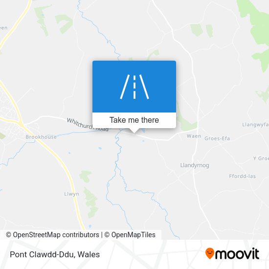Pont Clawdd-Ddu map