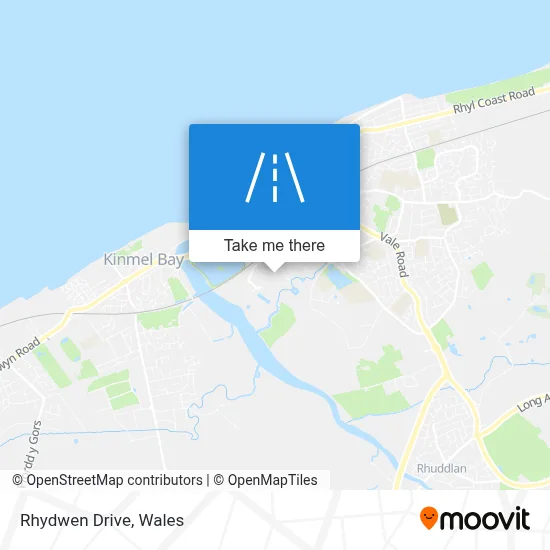 Rhydwen Drive map