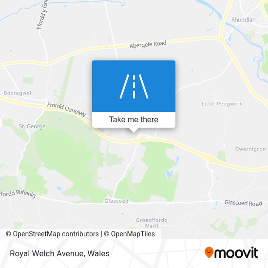 Royal Welch Avenue map