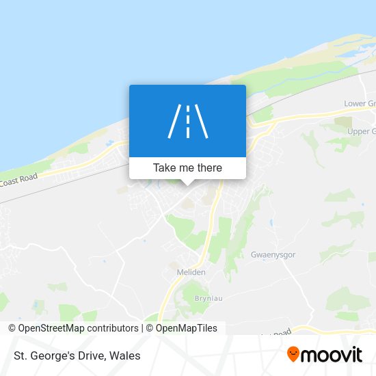 St. George's Drive map
