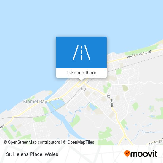 St. Helens Place map