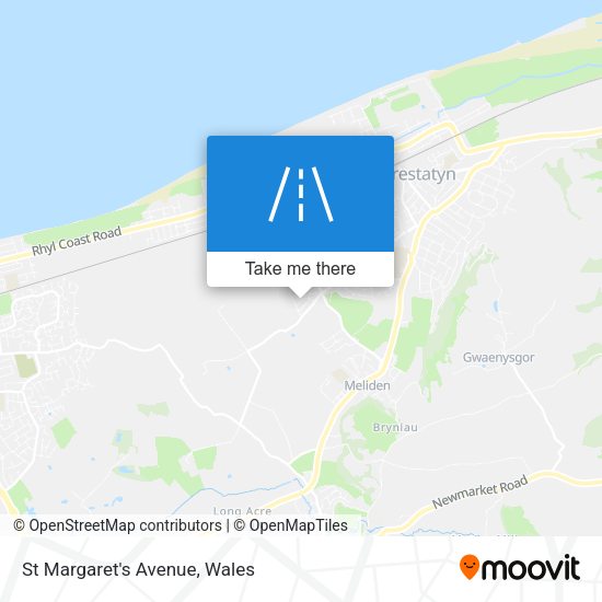 St Margaret's Avenue map