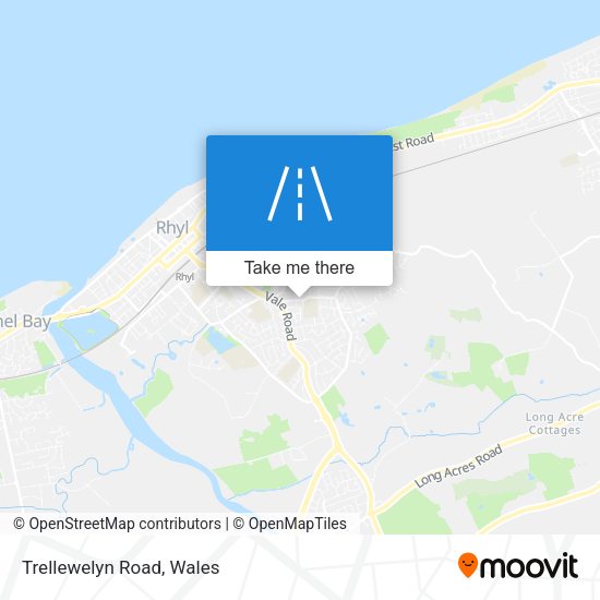Trellewelyn Road map