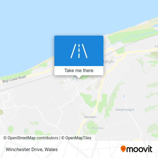 Winchester Drive map