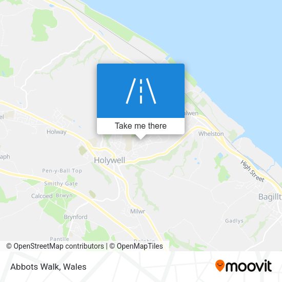 Abbots Walk map