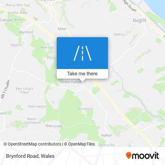 Brynford Road map