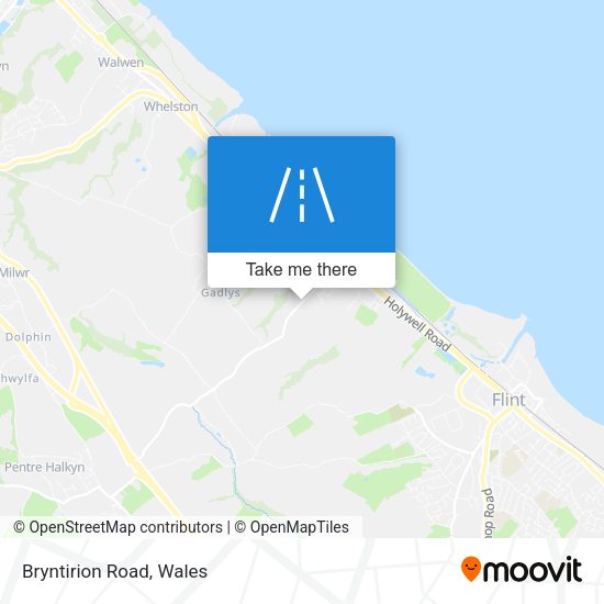 Bryntirion Road map