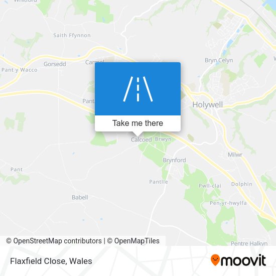 Flaxfield Close map