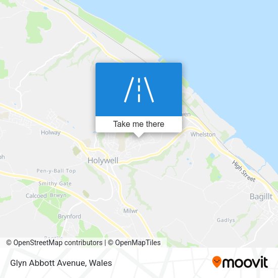 Glyn Abbott Avenue map