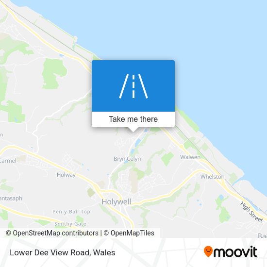 Lower Dee View Road map