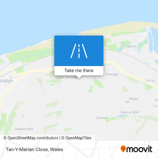 Tan-Y-Marian Close map
