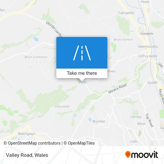 Valley Road map