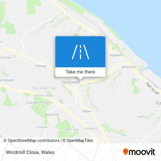 Windmill Close map
