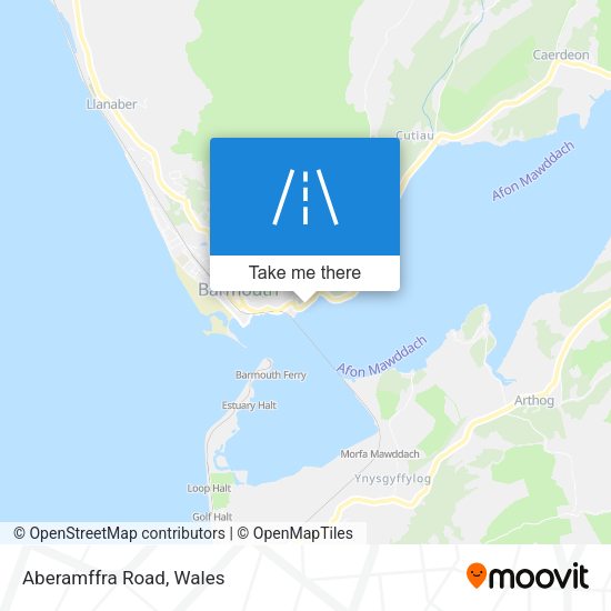 Aberamffra Road map