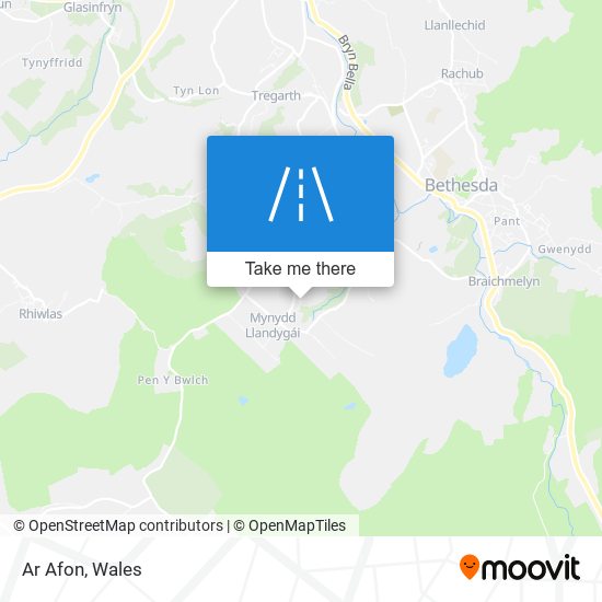 Ar Afon map