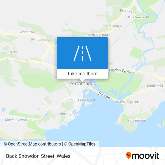 Back Snowdon Street map