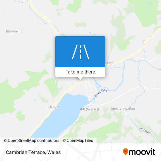 Cambrian Terrace map