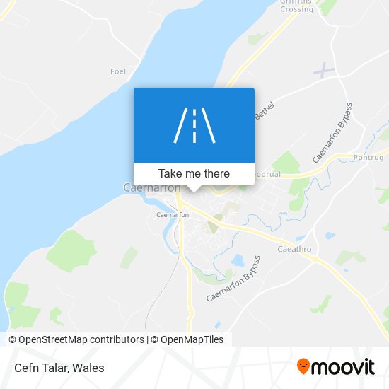 Cefn Talar map