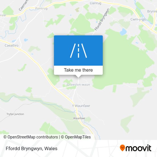 Ffordd Bryngwyn map
