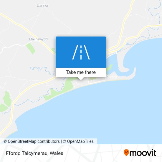 Ffordd Talcymerau map