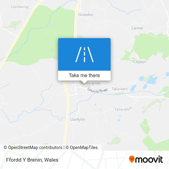 Ffordd Y Brenin map