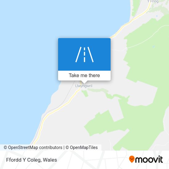 Ffordd Y Coleg map