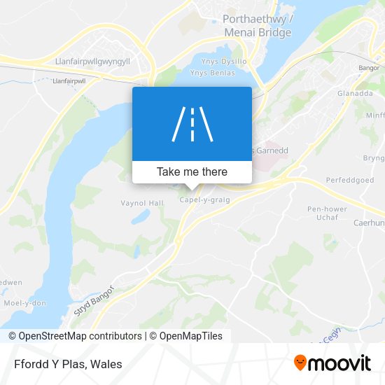 Ffordd Y Plas map