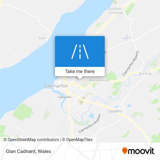 Glan Cadnant map