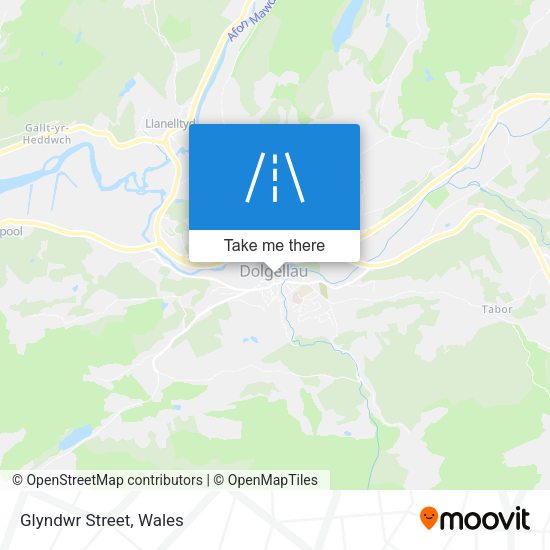 Glyndwr Street map