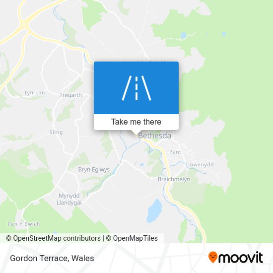 Gordon Terrace map