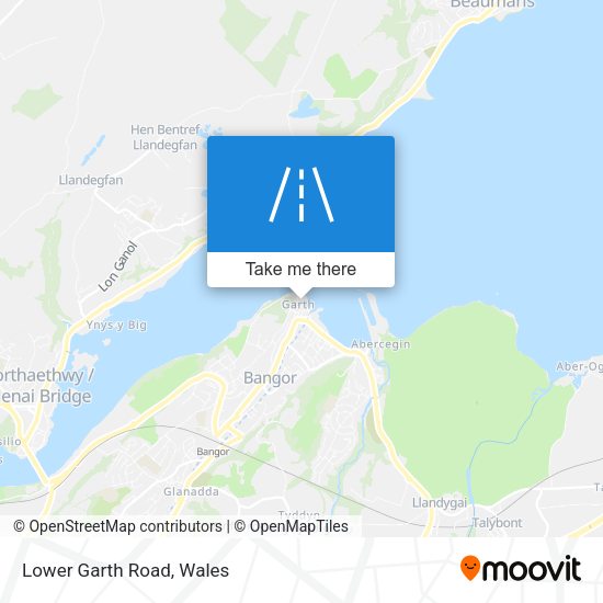 Lower Garth Road map