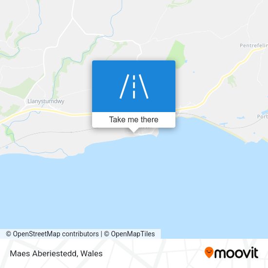 Maes Aberiestedd map