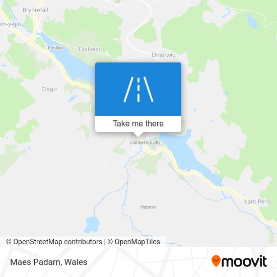 Maes Padarn map