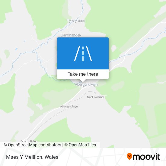 Maes Y Meillion map