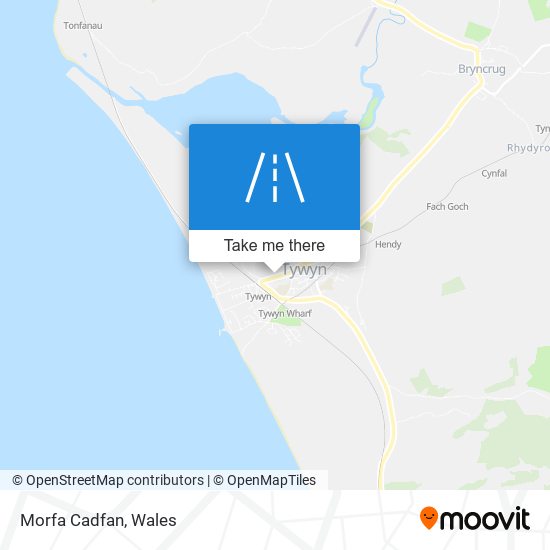 Morfa Cadfan map