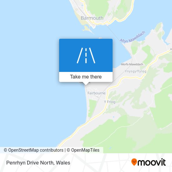 Penrhyn Drive North map