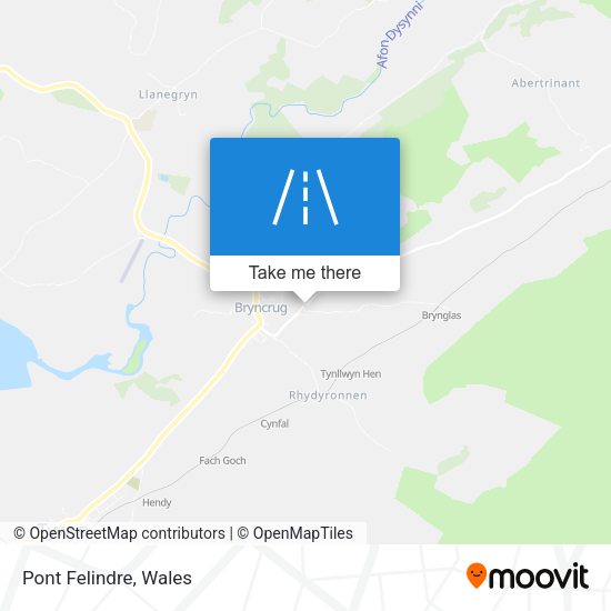 Pont Felindre map