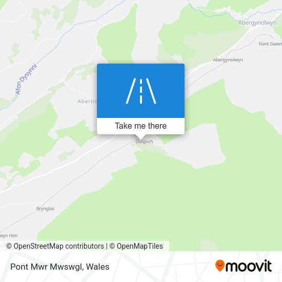 Pont Mwr Mwswgl map