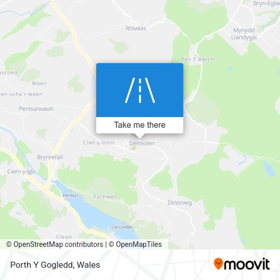 Porth Y Gogledd map