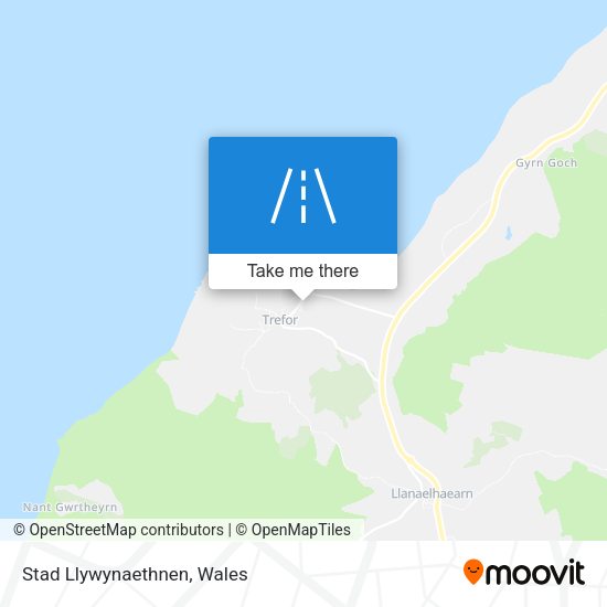 Stad Llywynaethnen map