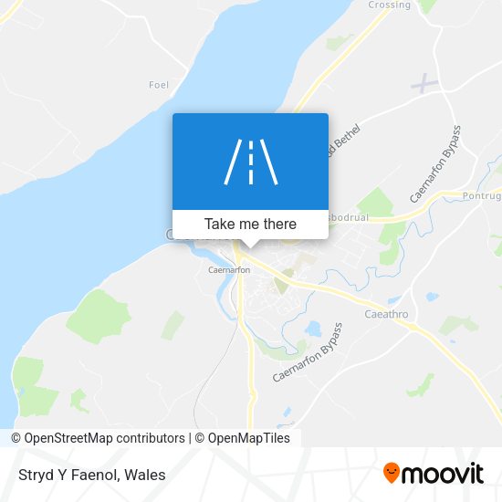 Stryd Y Faenol map