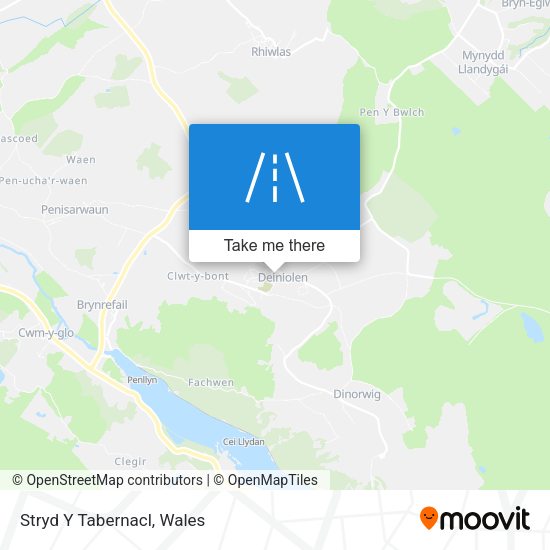 Stryd Y Tabernacl map