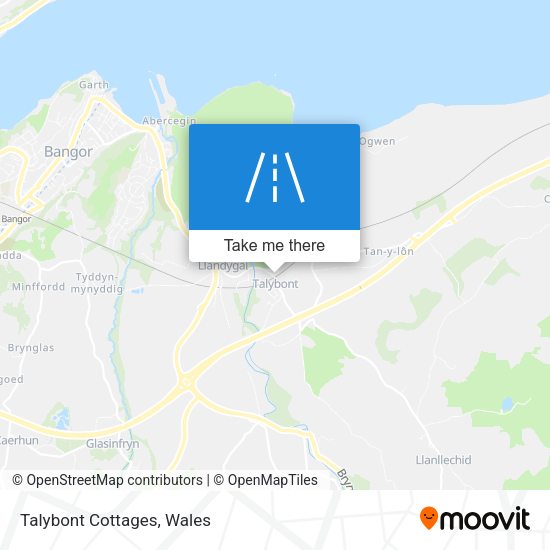 Talybont Cottages map