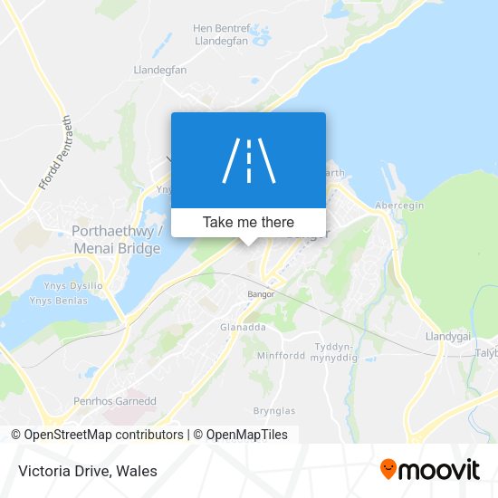 Victoria Drive map