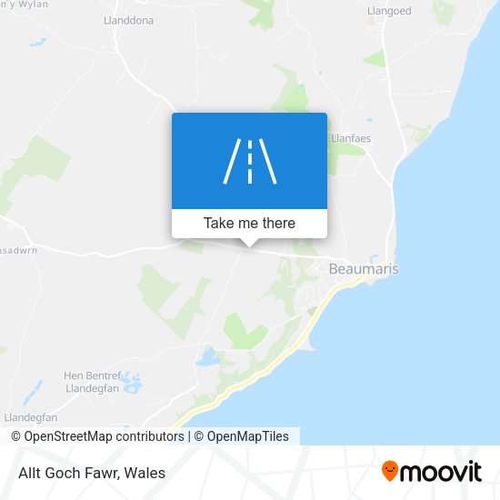 Allt Goch Fawr map